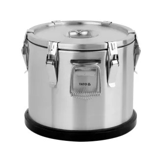   YATO YG-09201 GASTRO Ételszállító badella dupla falú 15 liter inox