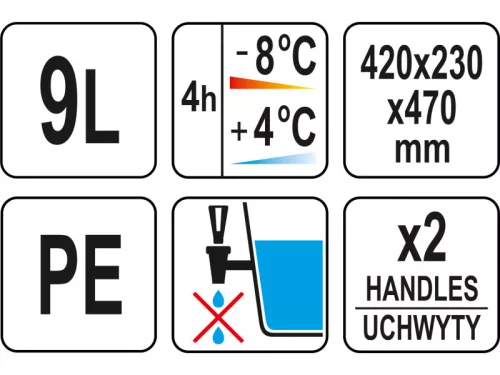 YATO YG-09249 GASTRO Italszállító badella 9,4 liter