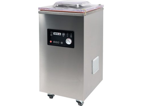 YATO YG-09311 GASTRO Vákuumkamrás vákuumfóliázó gép 400 mm 900 W görgős