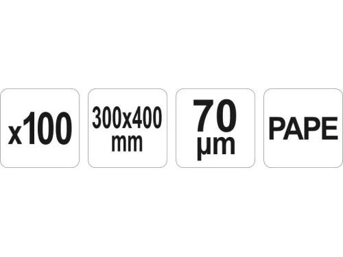 YATO YG-09334 GASTRO Sous vide főzhető vákuumtasak 200 x 300 mm (100 db)