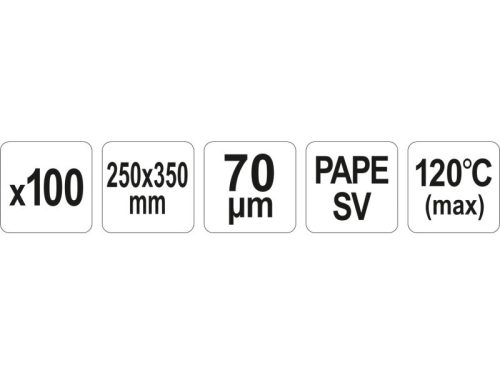 YATO YG-09338 GASTRO Sous vide főzhető vákuumtasak 250 x 350 mm (100 db)