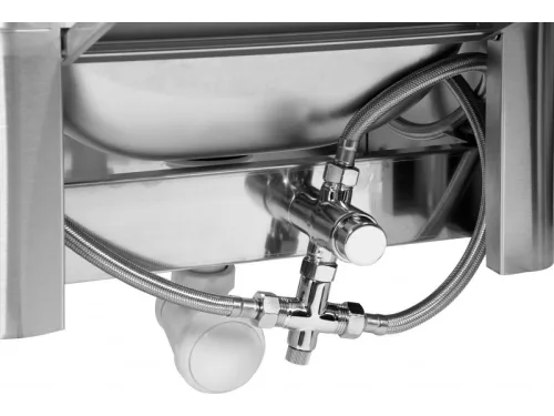 YATO YG-10010 GASTRO Fali kézmosó térdkapcsolóval inox