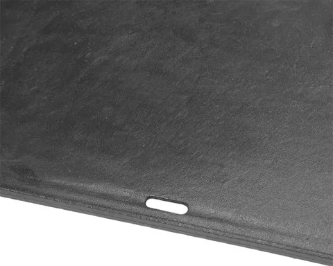 YATO YG-20020 Öntöttvas sütőlap gázgrillekhez, sima és barázdált felülettel 220x410mm