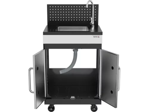 YATO YG-20171 Moduláris kerekes szekrény beépített mosogatótálcával grillezéshez 600x570x1135mm