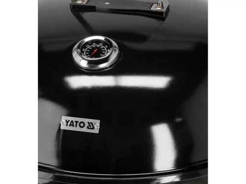 YATO YG-20300 Kerek faszenes BBQ és grillsütő szűrke 540mm