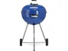 YATO YG-20302 Kerek faszenes BBQ és grillsütő kék 540mm