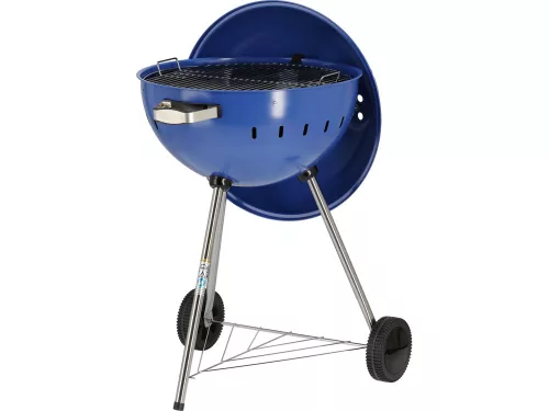 YATO YG-20302 Kerek faszenes BBQ és grillsütő kék 540mm