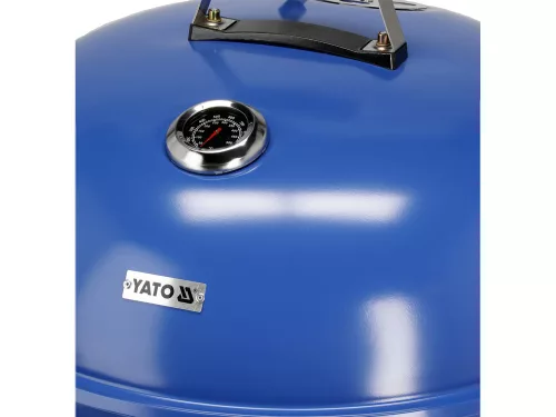 YATO YG-20302 Kerek faszenes BBQ és grillsütő kék 540mm