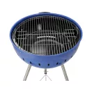 YATO YG-20302 Kerek faszenes BBQ és grillsütő kék 540mm