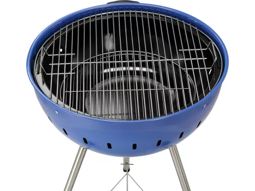 YATO YG-20302 Kerek faszenes BBQ és grillsütő kék 540mm