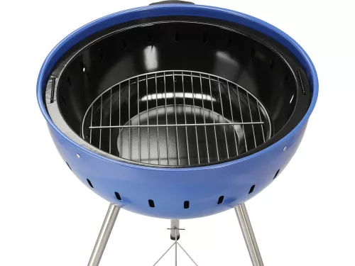 YATO YG-20302 Kerek faszenes BBQ és grillsütő kék 540mm