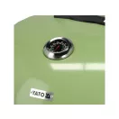 YATO YG-20303 Kerek faszenes BBQ és grillsütő zöld 540mm