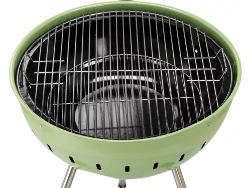 YATO YG-20303 Kerek faszenes BBQ és grillsütő zöld 540mm