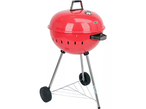 YATO YG-20304 Kerek faszenes BBQ és grillsütő piros 540mm