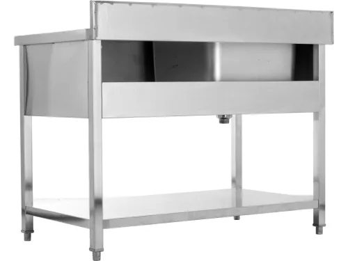 YATO YG-30903 Asztal egymedencés mosogatóval csepegtetőtálcával 1000 x 700mm