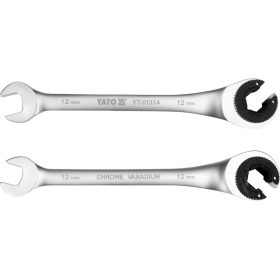 YATO YT-01334 Nyitott racsnis villáskulcs 12mm