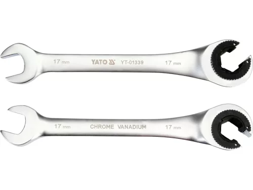 YATO YT-01339 Nyitott racsnis villáskulcs 17mm