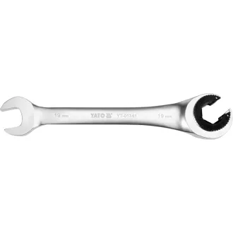 YATO YT-01341 Nyitott racsnis villáskulcs 19mm