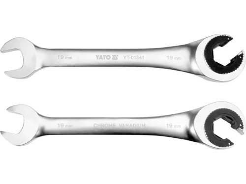 YATO YT-01341 Nyitott racsnis villáskulcs 19mm