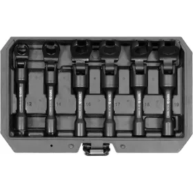   YATO YT-01440 Gépi fékcső-dugókulcs készlet 6 részes 3/8" 12-19 mm