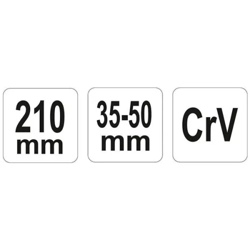YATO YT-01671 Állítható körmös kulcs 35-50 mm / 210 mm CrV
