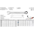 YATO YT-0189 Racsnis csillag-villáskulcs 21 mm / 290 mm 72T CrV