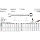 YATO YT-01907 Racsnis csillag-villáskulcs 7 mm / 130 mm 72T CrV