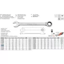 YATO YT-0193 Racsnis csillag-villáskulcs 12 mm / 170 mm 72T CrV