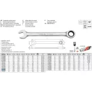 YATO YT-0196 Racsnis csillag-villáskulcs 15 mm / 200 mm 72T CrV