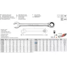 YATO YT-0200 Racsnis csillag-villáskulcs 19 mm / 245 mm 72T CrV