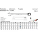 YATO YT-0202 Racsnis csillag-villáskulcs 24 mm / 335 mm 72T CrV