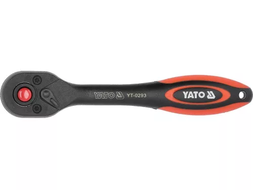YATO YT-0293 Racsnis hajtószár 1/4" 144 mm 72T hajlított szár CrV
