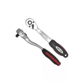   YATO YT-0318 Racsnis hajtószár 1/2" 250 mm 72T hajlított szár CrV