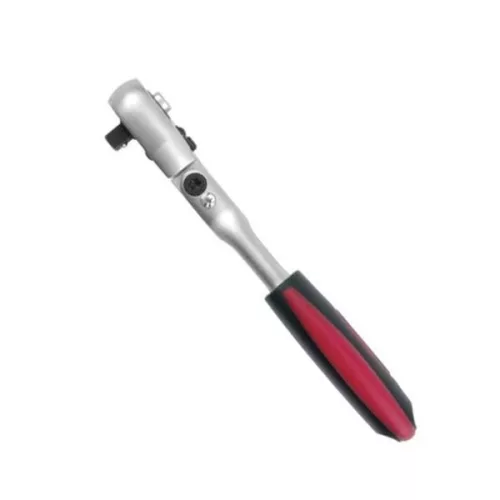 YATO YT-0325 Racsnis hajtószár 1/4" 159 mm 72T csuklós ±90° egyenes szár CrV