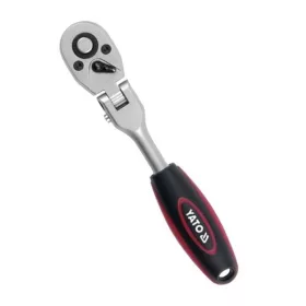   YATO YT-0326 Racsnis hajtószár 3/8" 242 mm 72T csuklós ±90° egyenes szár CrV