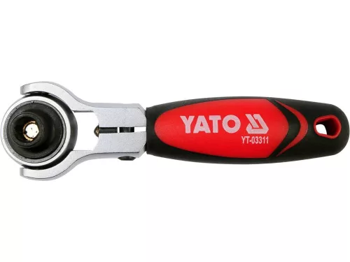 YATO YT-03311 Racsnis hajtószár 1/4" 72T 115 mm forgó fejes CrV