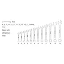 YATO YT-0362 Csillag-villáskulcs készlet 12 részes 8-24 mm CrV