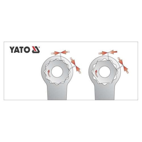 YATO YT-0394 Csillagkulcs 30 x 32 mm / 390 mm CrV