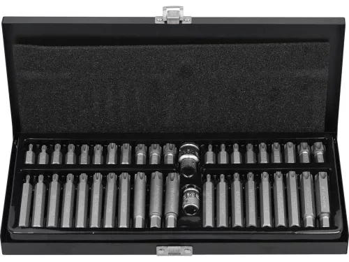 YATO YT-0420 Torx bit készlet 42 részes (1/2" T20-T70+RIBE)