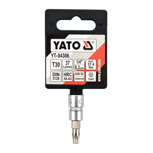 YATO YT-04306 Bit dugókulcs Torx 1/4" T30 CrV