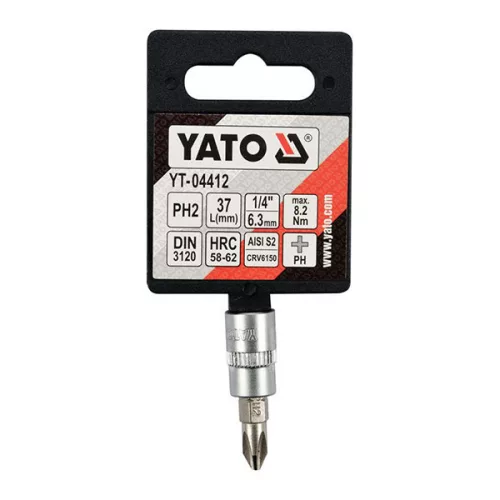 YATO YT-04412 Bit dugókulcs Phillips 1/4" PH2 CrV