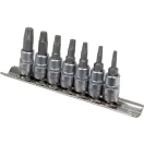 YATO YT-04581 Roncsolttorxcsavar kiszedő dugókulcs készlet torx csavarokhoz 7 részes 1/4 Col