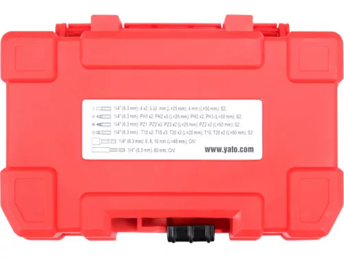 YATO YT-04616 Impact bithegy készlet 37 részes