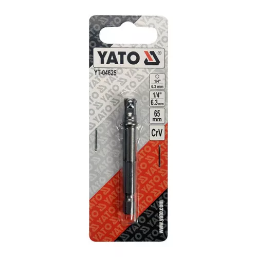 YATO YT-04625 Dugókulcs adapter 1/4" Hex -> 1/4" négyszög CrV