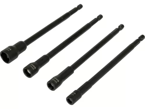 YATO YT-04642 Mágneses hatlapú csavarbehajtó készlet 4 részes 1/4col bitbefogással 150mm