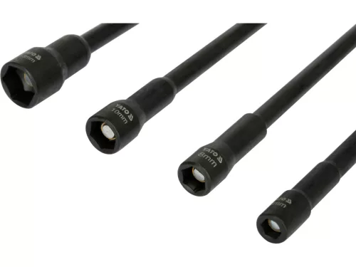 YATO YT-04642 Mágneses hatlapú csavarbehajtó készlet 4 részes 1/4col bitbefogással 150mm