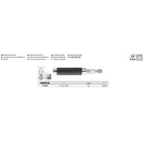 YATO YT-0467 Bithegy-tartó 80 mm 1/4" mágneses (rugalmas borítással)