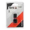 YATO YT-04691 Bithegy adapter 1/2" négyszög->1/4" Hex 50 mm (nagy nyomatékhoz)