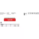 YATO YT-0472 Bithegy PZ3 1/4" 25 mm 10 db/bl