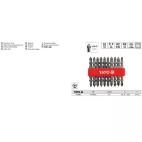 YATO YT-0481 Bithegy PH2 x PH2 1/4" 65 mm (10 db/cs)